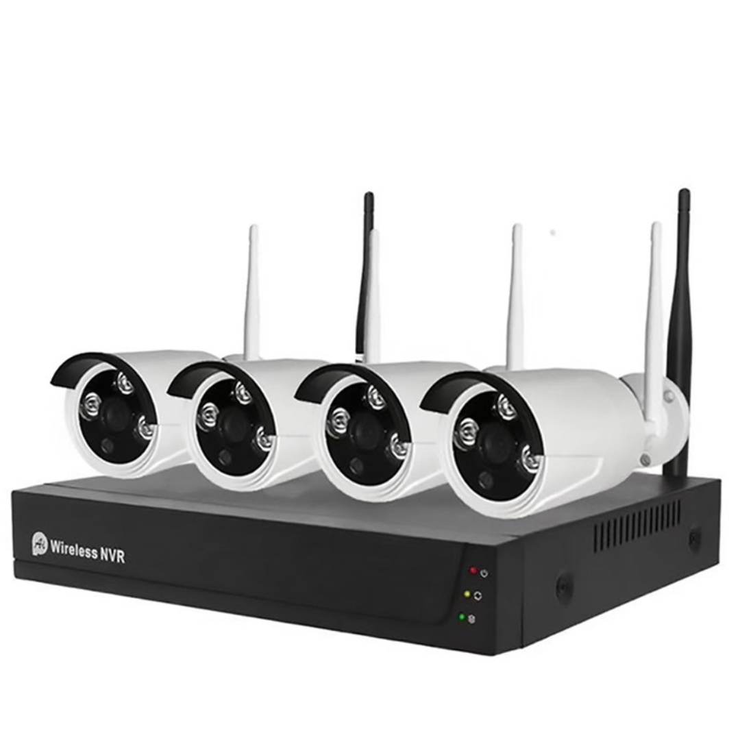 SET 4 camere Wireless HD + DVR