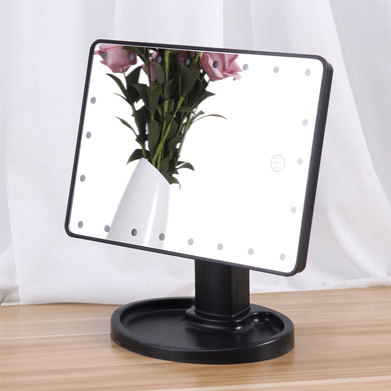 Oglinda cu LED pentru machiaj, functie touchscreen