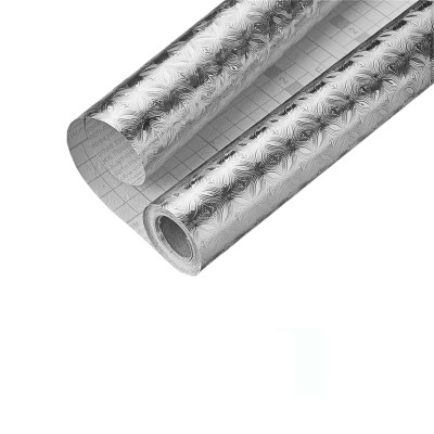 SET 2x Folie de aluminiu autoadeziva | pentru bucatarie, 60 cm x 500 cm