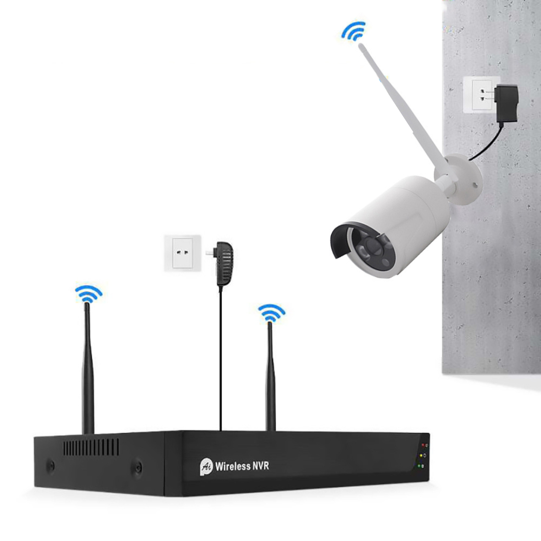 SET 4 camere Wireless HD + DVR