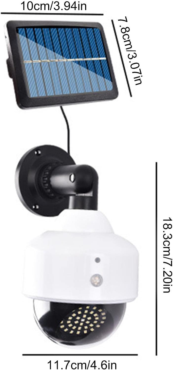 Lampa solara si camera de securitate falsa 2 in 1