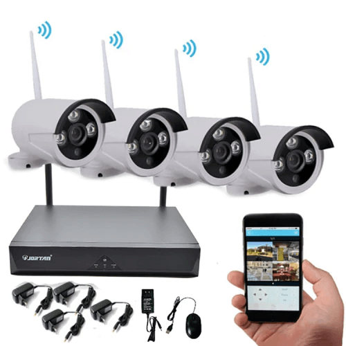 SET 4 camere Wireless HD + DVR