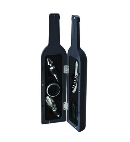 Set tip sticla, cu 5 accesorii de vin