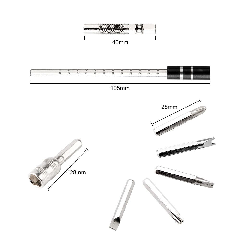 Set 115 Scule De Precizie, Chei TORX, Capete Interschimbabile, Cutie Stocare