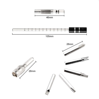 Set 115 Scule De Precizie, Chei TORX, Capete Interschimbabile, Cutie Stocare