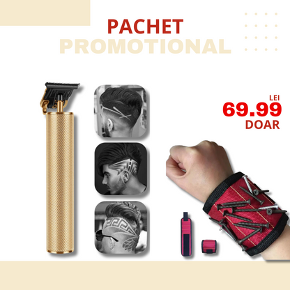 PACHET PROMOTIONAL | Aparat de tuns profesional + Bratara Magnetica de Incheietura