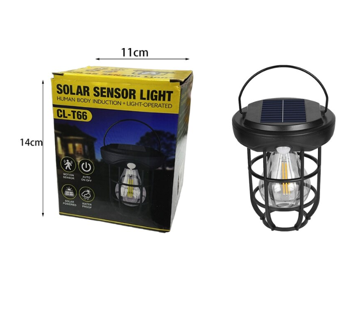 Lampa solara tip felinar, portabila cu 3 led COB